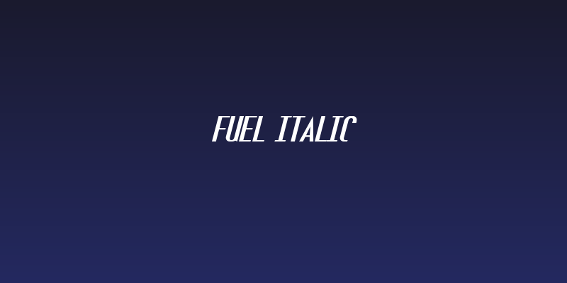 Fuel Italic Social Header
