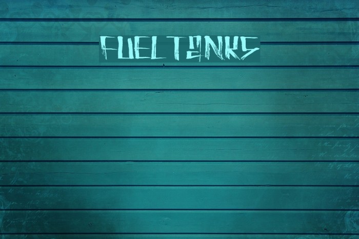 FuelTanks Font examples