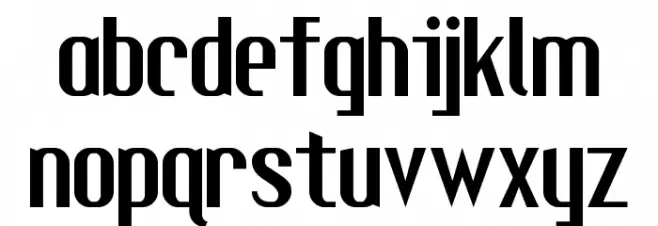 Fuel फ़ॉन्ट लोअरकेस