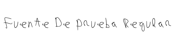 Fuente De Prueba Regular  Free Fonts Download