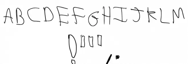 Fuente De Prueba Regular Fonte OUTROS PERSONAGENS