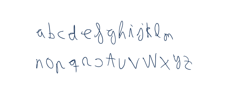 Fuente De Prueba Regular Lowercase