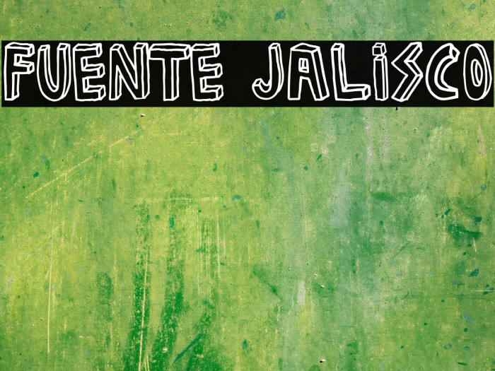 Fuente Jalisco Font examples