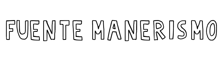 Fuente Manerismo Font
