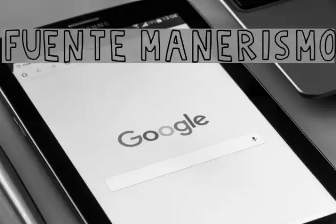 Fuente Manerismo Font examples