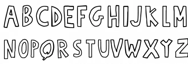 Fuente Manerismo خط أحرف صغيرة