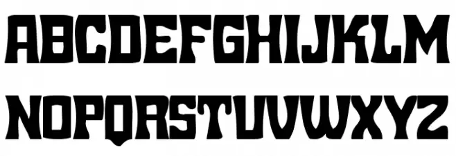 Fuerte y Rotunda Font UPPERCASE