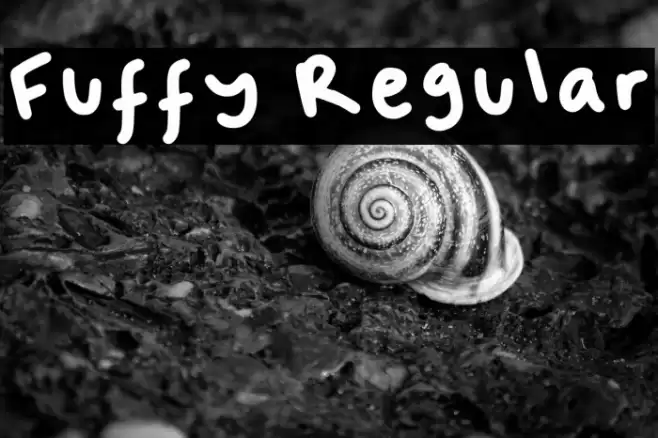 Fuffy Regular Font examples