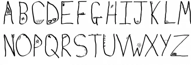 Fugacious Elixir フォント 大文字