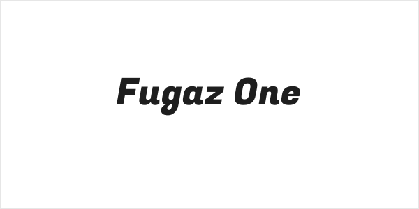 Fugaz One Logo
