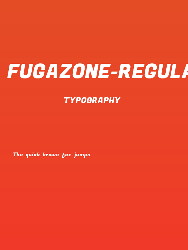 FugazOne-Regular Poster