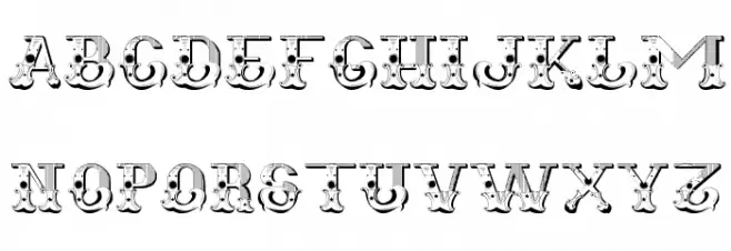 Fugitiva Font Litere mari