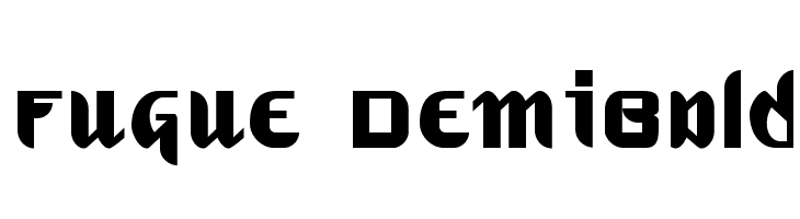 Fugue DemiBold لخطوط تنزيل