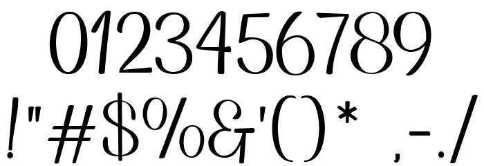 Fuiraqui Regular Font OTHER CHARS