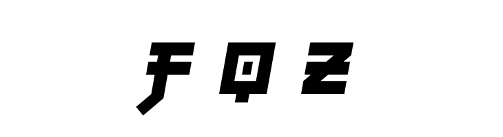 Fuji Quake Zone  font caratteri gratis