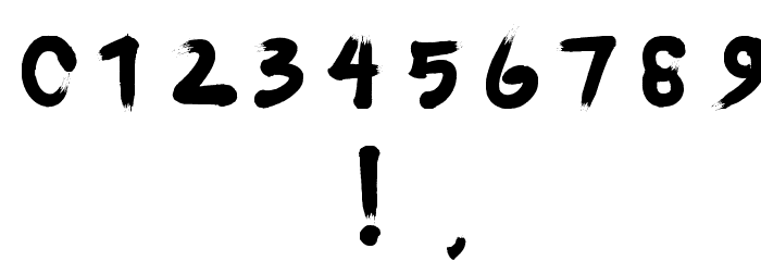 Fujimaru Regular Font OTHER CHARS