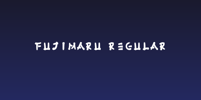 Fujimaru Regular Social Header