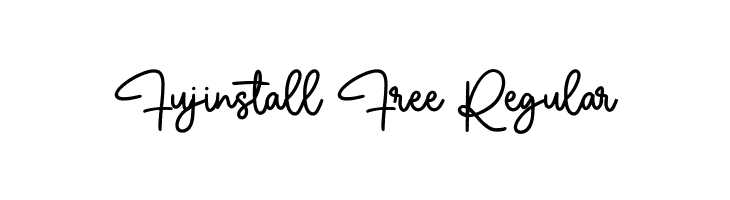 Fujinstall Free Regular  Fuentes Gratis Descargar