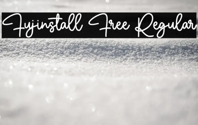 Fujinstall Free Regular Example 2