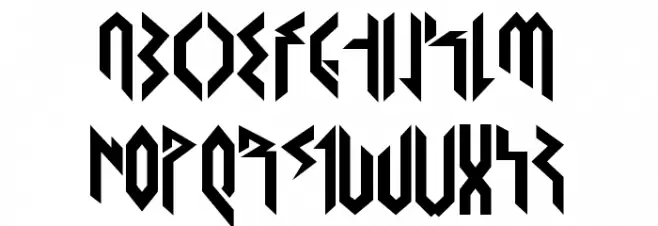 Fujita Ray Schriftart Groß