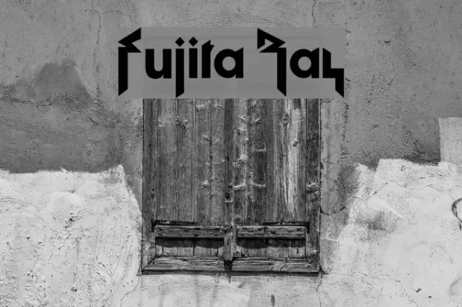 Fujita Ray Font examples