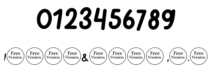 Fuked Free Trial Шрифта ДРУГИЕ символов