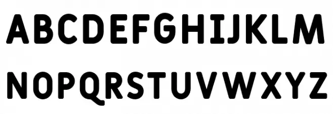 Fulbo-Argenta Schriftart Groß