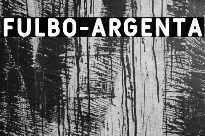 Fulbo-Argenta Font examples