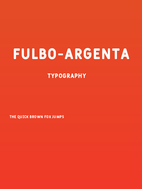 Fulbo-Argenta Poster