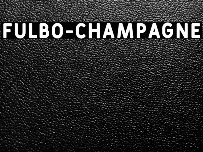 Fulbo-Champagne Font examples