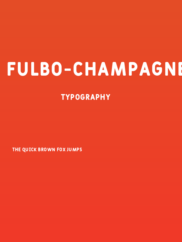 Fulbo-Champagne Poster