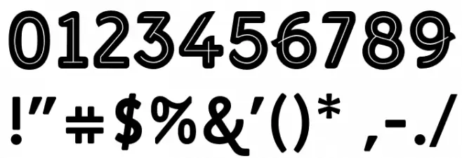 Fulbo-Tano Font OTHER CHARS