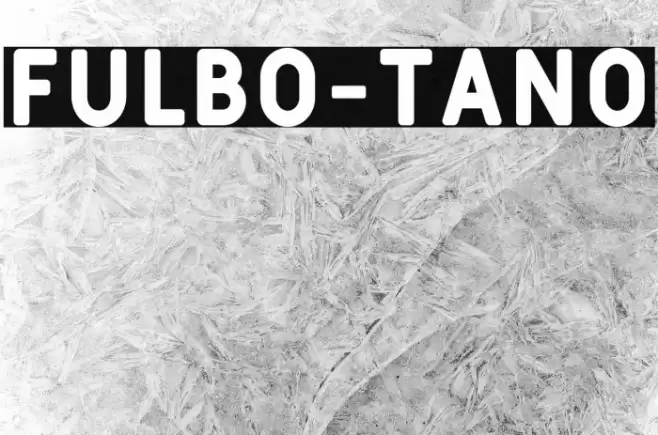 Fulbo-Tano Font examples