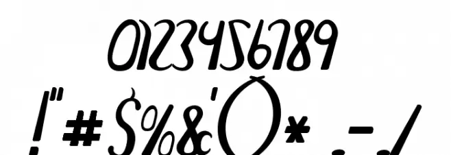 Fulgura Font OTHER CHARS