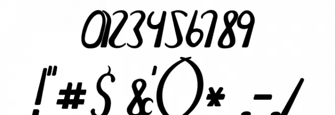 Fulgura Font OTHER CHARS