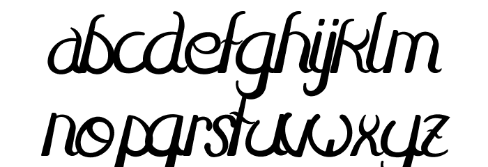 Fulgura Font LOWERCASE