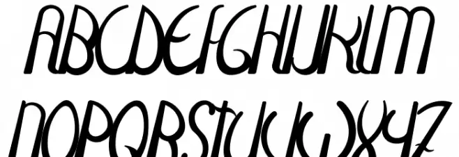 Fulgura Schriftart Groß