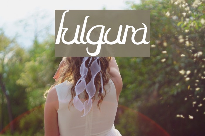 Fulgura Font examples