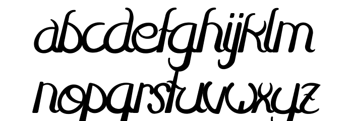 Fulgura Font LOWERCASE