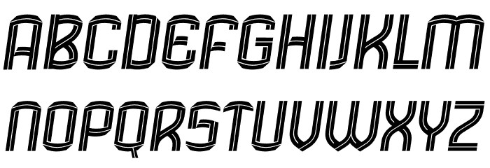 Fulham Italic 字体 小写