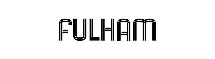 Fulham  Скачать бесплатные шрифты