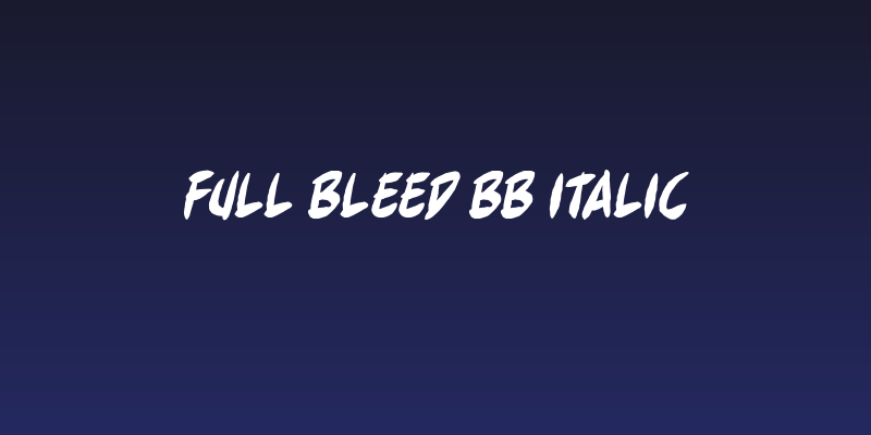 Full Bleed BB Italic Social Header