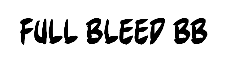 Full Bleed BB Font