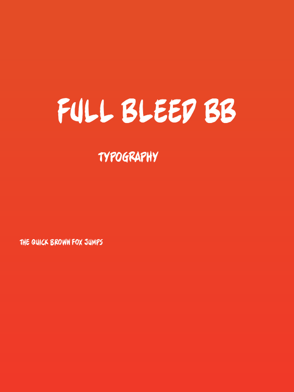 Full Bleed BB Poster
