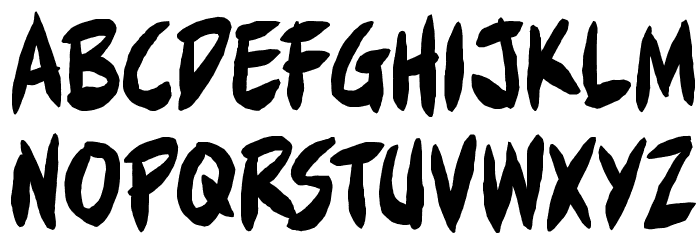 Full Bleed BB Font LOWERCASE