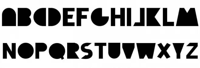 Full Circle フォント 大文字