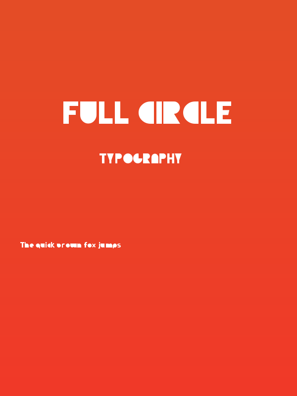Full Circle Poster