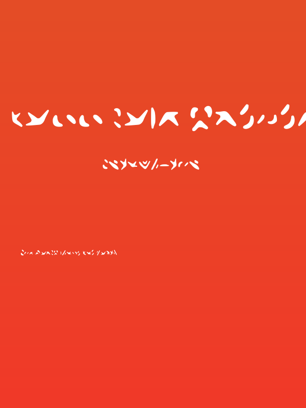 Full Cube Kindness Font Regular Poster