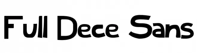 Full Dece Sans  Frei Schriftart Herunterladen