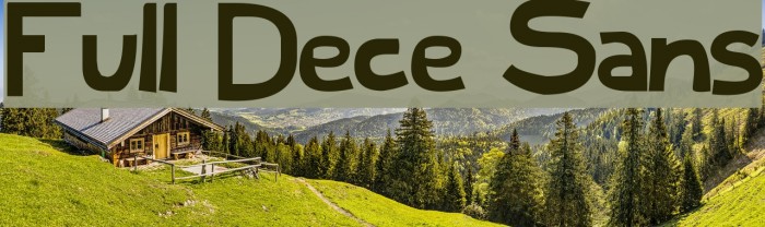Full Dece Sans Example 1